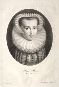 Marii Stuarta. autorstwa Christian Ludwig Wilhelm Heuer