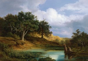 Dęby nad wodą autorstwa Christian Morgenstern