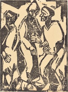 Porada naradowa, 1913. autorstwa Christian Rohlfs