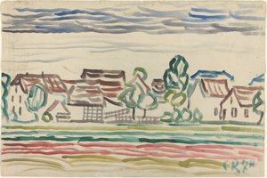 Krajobraz autorstwa Christian Rohlfs