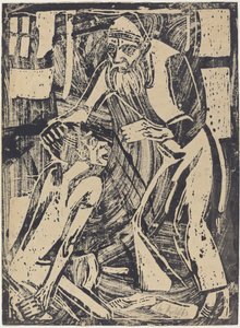 Powrót syna marnotrawnego, 1916. autorstwa Christian Rohlfs