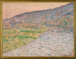 Rzeka Ruhra w pobliżu Herdecke (obraz na płótnie) autorstwa Christian Rohlfs