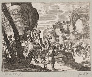 Ilustracja do Adama Oleariusa, „Perski Rosenthal genialnego poety Schicha Saadi […]”, Szlezwik 1660