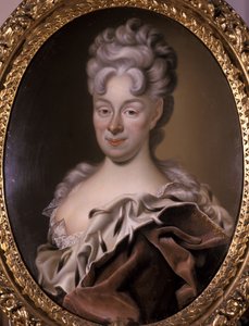 Magdalena Sybille, księżna Sachsen-Eisenach, 1708 (olej na miedzi)
