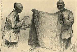 Chińscy kupcy w Batawii, Holenderskie Indie Wschodnie, 1898. autorstwa Christian Wilhelm Allers