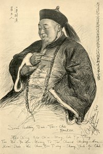 Jego Ekscelencja Dao-Tai-Chu, Hankow, Chiny, 1898. autorstwa Christian Wilhelm Allers