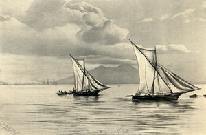 W Zatoce Neapolitańskiej, 1898. autorstwa Christian Wilhelm Allers