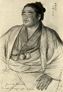 Konishiki Yasokichi, 1898. autorstwa Christian Wilhelm Allers