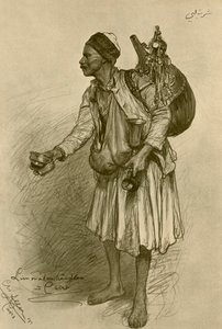 Sprzedawca lemoniady, Kair, Egipt, 1898. autorstwa Christian Wilhelm Allers