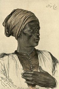 Mężczyzna na pokładzie parowca „Hatasoo”, Egipt, 1898 r. autorstwa Christian Wilhelm Allers