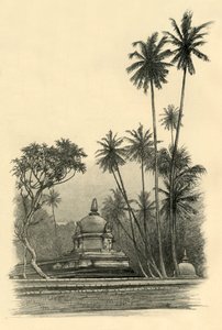 Kapliczka Natha Dewale, Kandy, Cejlon, 1898. autorstwa Christian Wilhelm Allers