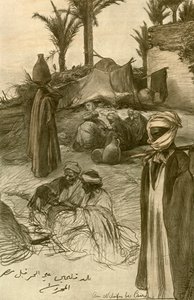 Nad brzegiem Nilu w Kairze, 1898. autorstwa Christian Wilhelm Allers