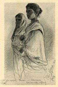 Rosama i Sandenam, Tamilki, Kandy, Cejlon, 1898.