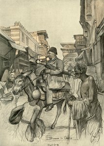 Ulica w Kairze, 1898. autorstwa Christian Wilhelm Allers