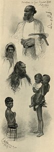 Studia ludzi, Cejlon, 1898. autorstwa Christian Wilhelm Allers