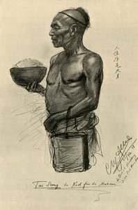 Tai Sang - kucharz na „Knivsbergu”, 1898. autorstwa Christian Wilhelm Allers