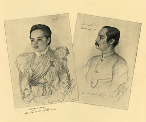 Król i królowa Syjamu, 1898. autorstwa Christian Wilhelm Allers