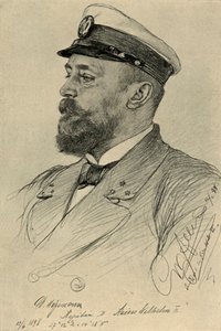 Kapitan „Kaiser Wilhelm II”, 1898. autorstwa Christian Wilhelm Allers