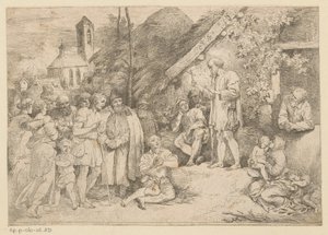 Św. Jakub głosi autorstwa Christian Wilhelm Ernst Dietrich