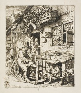 Szlifierka do nożyc autorstwa Christian Wilhelm Ernst Dietrich