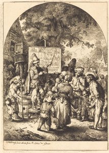 Piosenkarka na Targach Wiejskich autorstwa Christian Wilhelm Ernst Dietrich