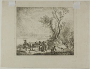Obóz wędrowców autorstwa Christian Wilhelm Ernst Dietrich