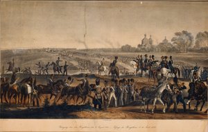 Przeprawa przez Dniepr 14 sierpnia 1812 r. 1820 r. autorstwa Christian Wilhelm Faber du Faur von