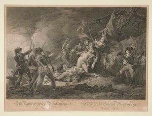 Śmierć generała Montgomery z Quebecu autorstwa Christian Wilhelm Ketterlinus