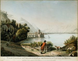 Widok na zamek Chillon