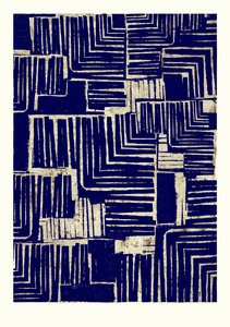 Poziomy, 2022 r. (monoprint)