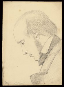 Portret Williama Michaela Rossettiego autorstwa Christina Georgina Rossetti