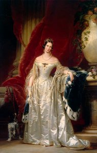 Portret cesarzowej Aleksandry Fiodorownej Charlotte z Prus, 1840.