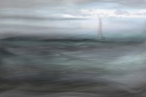Żaglówka „Misty Ocean” autorstwa Christina Sillen