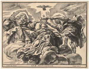 Koronacja Matki Boskiej, 1632-36. autorstwa Christoffel Jegher