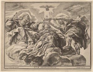 Koronacja Dziewicy autorstwa Christoffel Jegher after Sir Peter Paul Rubens