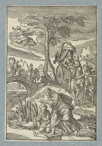 Chrzest eunucha autorstwa Christoffel van Sichem (II)