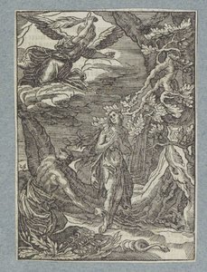 Wypędzenie z raju autorstwa Christoffel van Sichem (II)