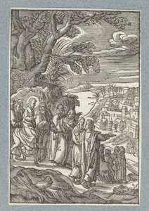 Wjazd do Jerozolimy autorstwa Christoffel van Sichem (II)