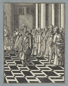Jeremiasz i jarzmo babilońskie’ autorstwa Christoffel van Sichem (II)