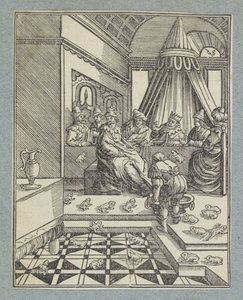 Plaga żab autorstwa Christoffel van Sichem (II)