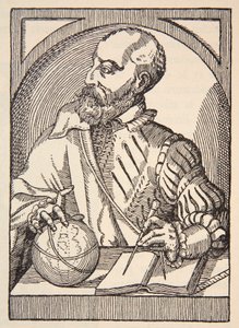 Pierre Ramus, ilustracja z "Histoire de la Nation Francaise", Sciences, tomy I i II, autor Gabriel Hanotaux (1853-1944), 1924 r. autorstwa Christoffel van the Elder Sichem