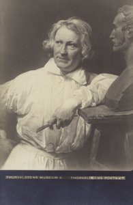 Bertel Thorvaldsen, duński rzeźbiarz autorstwa Christoffer Wilhelm Eckersberg