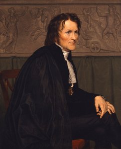 Portret rzeźbiarza Bertela Thorvaldsena 1770-1844, 1838 autorstwa Christoffer Wilhelm Eckersberg