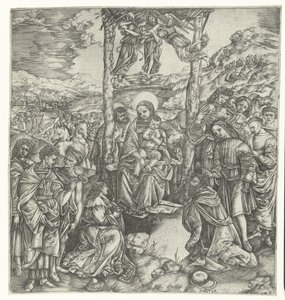 Adoracja Królów autorstwa Christoforo di Michele Robetta