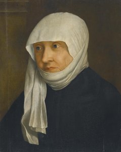 Portret damy, uważanej za Sabinę z Bawarii (1492-1564) autorstwa Christoph Amberger