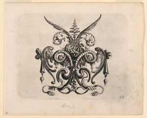 Tablica 37, z Neuw Grotteßken Buch (Nowa księga groteska)
