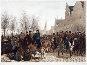 Kozacy w Hamburgu, 18 marca 1813 - Suhr, Christoph
