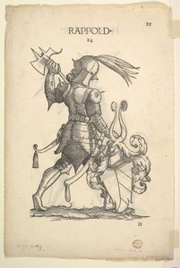 Rodziny Hurlacher recto i Rappold verso, od Paula Hectora Mairsa Bericha..., połowa XVI wieku. autorstwa Christoph Weiditz