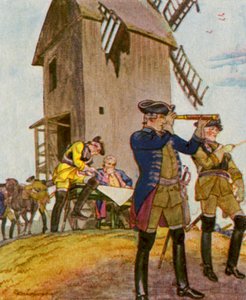 Feldherrnhugel / Wzgórze Dowódcy (kolorowa litografia)