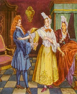 Gorset krawiecki (kolorowa litografia)